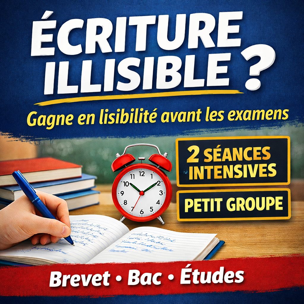Stage écriture spécial examens – Gagner en lisibilité et en rapidité